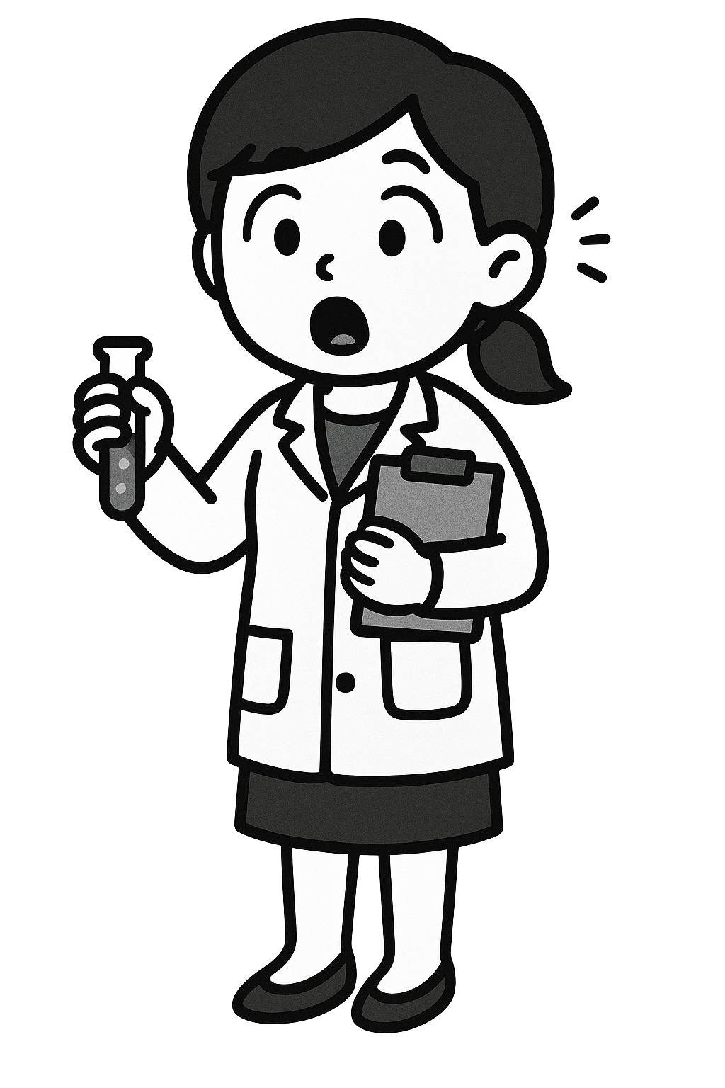 illustration of person (you) also shocked