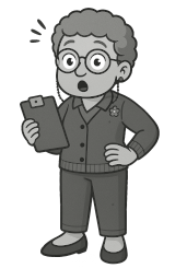illustration of crowd person 3, concerned by the news